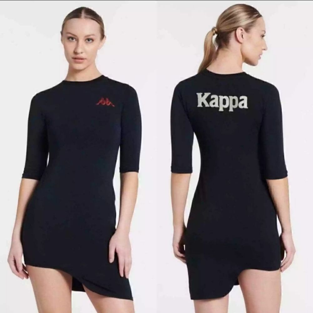 Kappa‎ Garddavie Sequins Asymmetrical Mini Dress Size Small